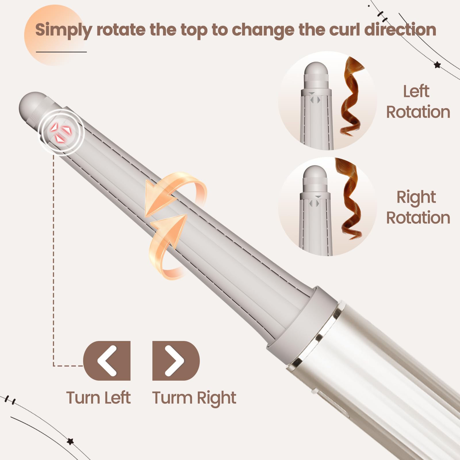 Curling Barrel Attachment Compatible with Shark FlexStyle HD400 Series