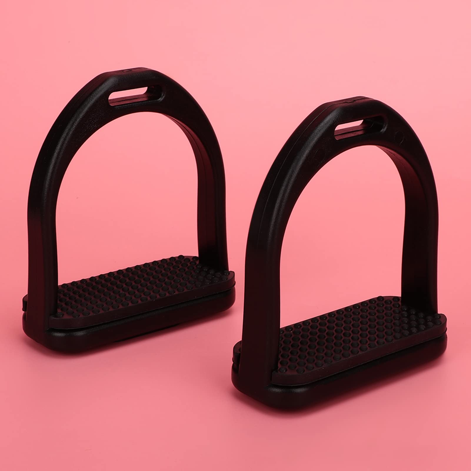 Denash Stirrups, High Strength Plastic Nonslip Stirrups Horse Tool Horse Stirrups, for Horse Pad Rubber Horse Pad Horse Tool Horse Accessories (15.3x38.1x3.8cm/6x15x1.5in)