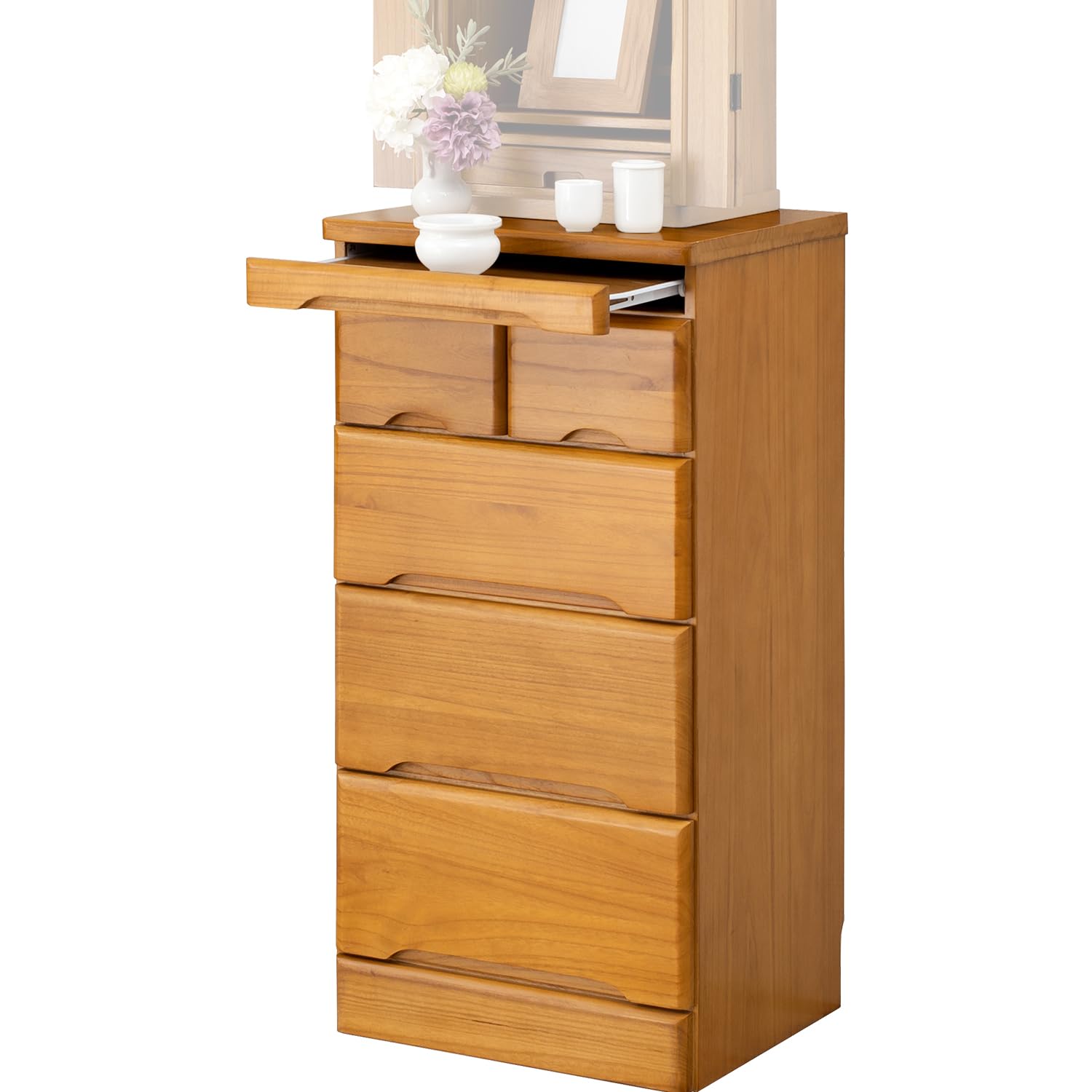 Amazon｜萩原 仏壇下台 仏壇台 仏壇チェスト 仏具 収納 モダン 完成品  