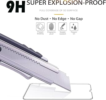 (3 Pack Designed for Vortex J24 Screen Protector Tempered Glass, Touch Sensitive, 9H Hardness