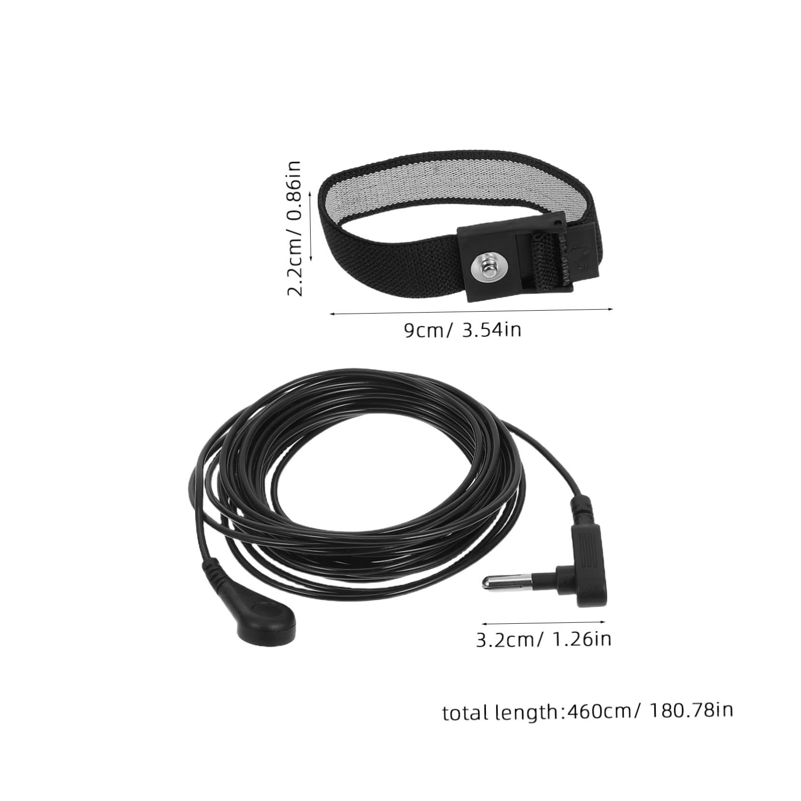 SOLUSTRE Anti Static Wristband Ground Wire Static Discharge Protection for Electronics