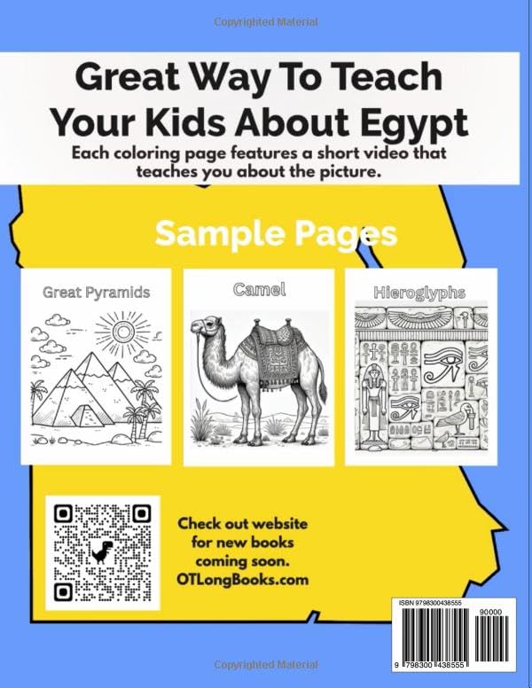 Color Your Way Through Egypt: An Interactive Coloring Book of Egypt - Image 2