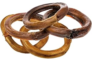 Premium Bully Stick Rings for Dogs