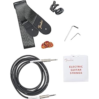 Squier by Fender Stratocaster Kit de démarrage pour guitare électrique débutant, planche à doigts Laurel, avec amplificateur de guitare Frontman 10 G, sac de transport rembourré, câble, sangle et - Les Beatles, Paul McCartney, John Lennon, RIngo Starr, George Harrison Squier by Fender Stratocaster Kit de démarrage pour guitare électrique débutant, planche à doigts Laurel, avec amplificateur de guitare Frontman 10 G, sac de transport rembourré, câble, sangle et – Image 3