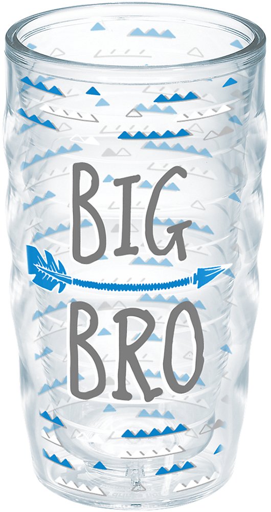 Tervis Big Bro Made in USA Double Walled Insulated Tumbler, 10oz Wavy, Unlidded