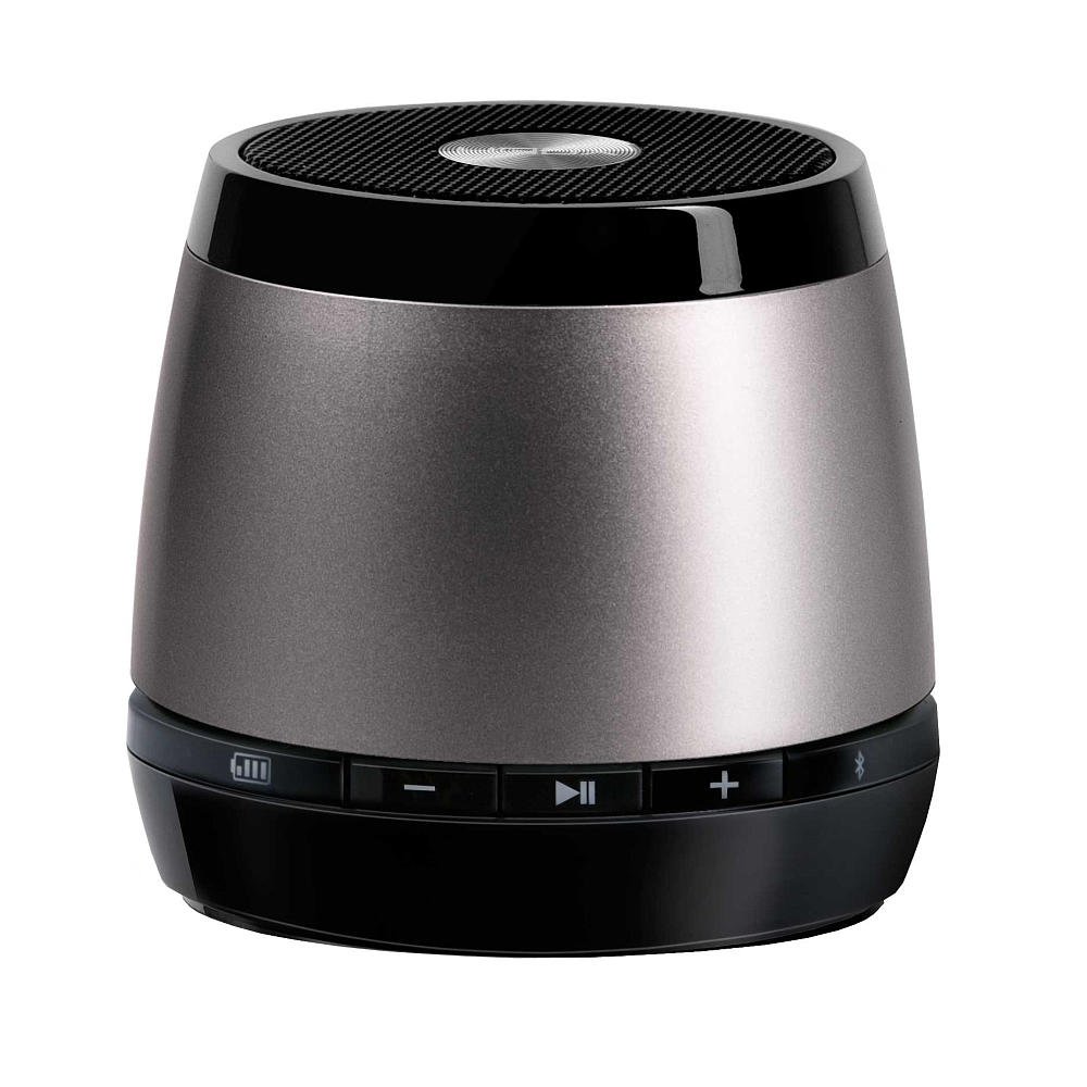 JAM Classic Wireless Bluetooth Speaker, Small Portable Speaker, Works with iPhone, Android, Tablets, Notebooks, Desktops, iPad, iPod, Rechargeable Lithium-ion Battery, Great Sound, HX-P230GY Grey