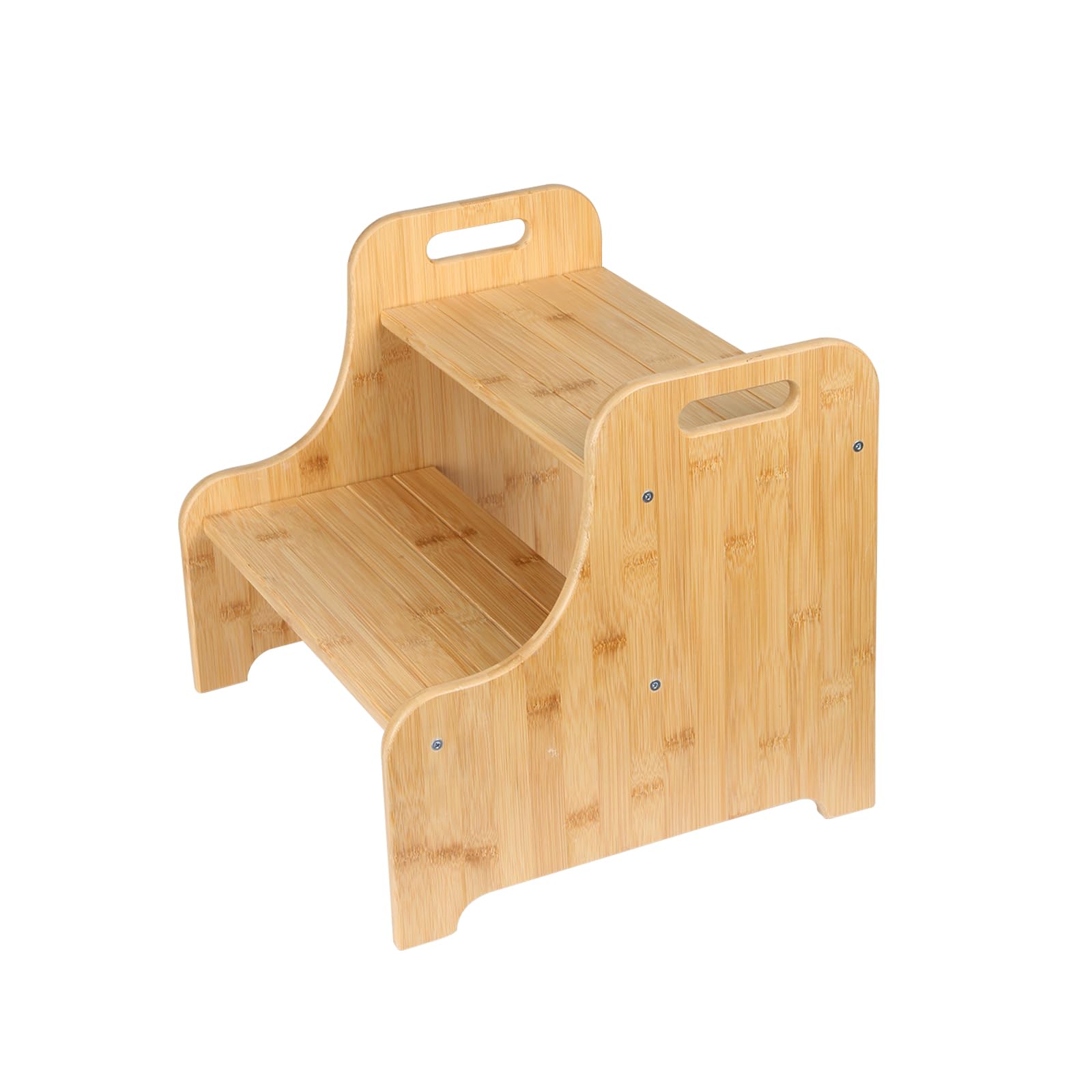 Escalera Plegable para Niños, 2 peldaños, Antideslizante, Antivuelco, Escalón Infantil para Baño y Cocina - 38,2 * 34 * 33,2 cm - Color original