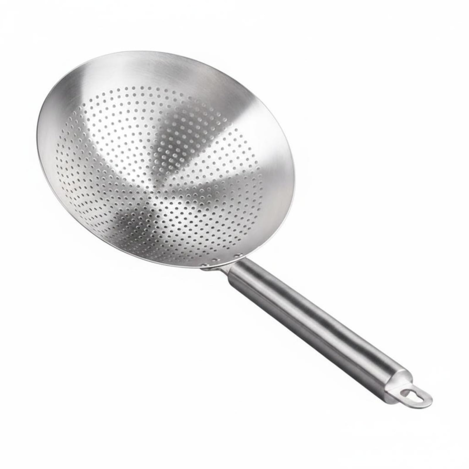 316L Edelstahl-Sieb hitzebeständig Schaumlöffel Edelstahl Lochsieb-Löffel, 24 Cm