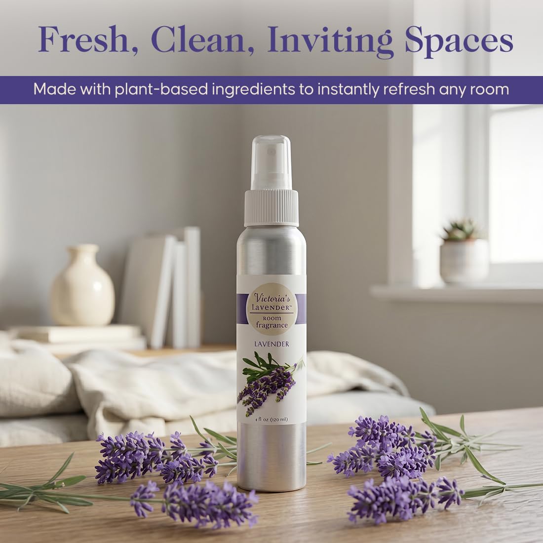 Victoria's Lavender Room Fragrance Spray - Lavender Scent 2 Pack, 4 oz view 2