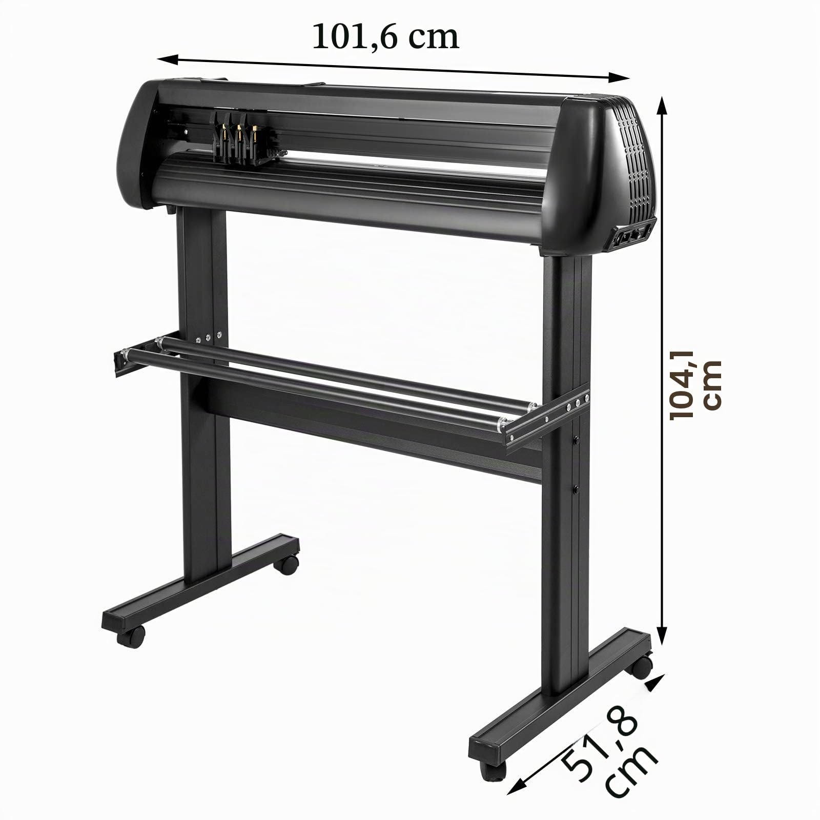 VEVOR Plotter De Découpe Traceur De Coupe 87cm Vinyle Ploteur De Découpe Manuel Machine de Tracer Découper Coupe-Vinyle Haute-Précision Cutter Plotter Logiciel SignMaster Inclus
