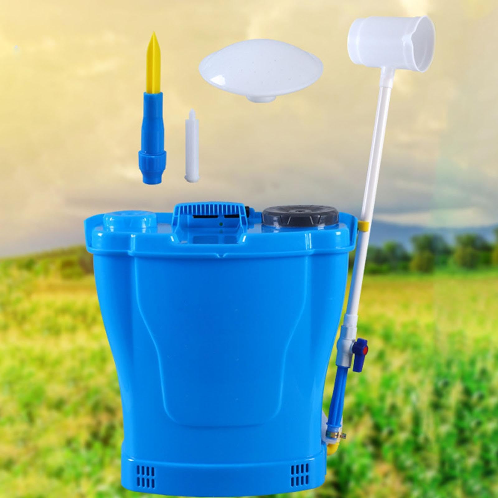 Spandiconcime Liquido, Attrezzo per Fertilizzare, Secchio per Il Trasporto Posteriore da 40x43 Cm