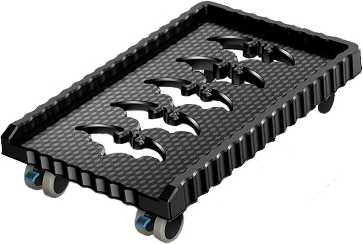 Soporte rodante, | Soporte for CPU, carrito de torre for PC, móvil, piso con ruedas giratorias(Black)