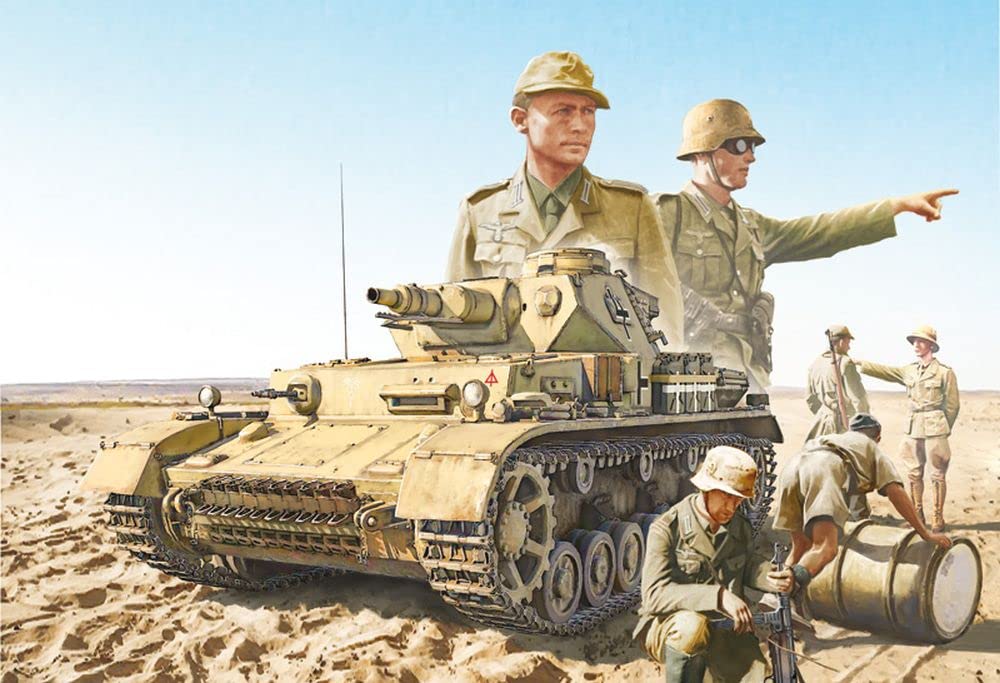 Italeri 1:35 - PZ IV F1/F2/G with Africa Korps El Almn, Multi-colord, multi-coloured - Image 2