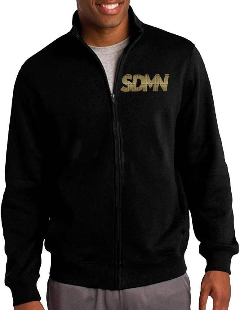 Mens Sportswear Golden SDMN Design Hooded Jacket