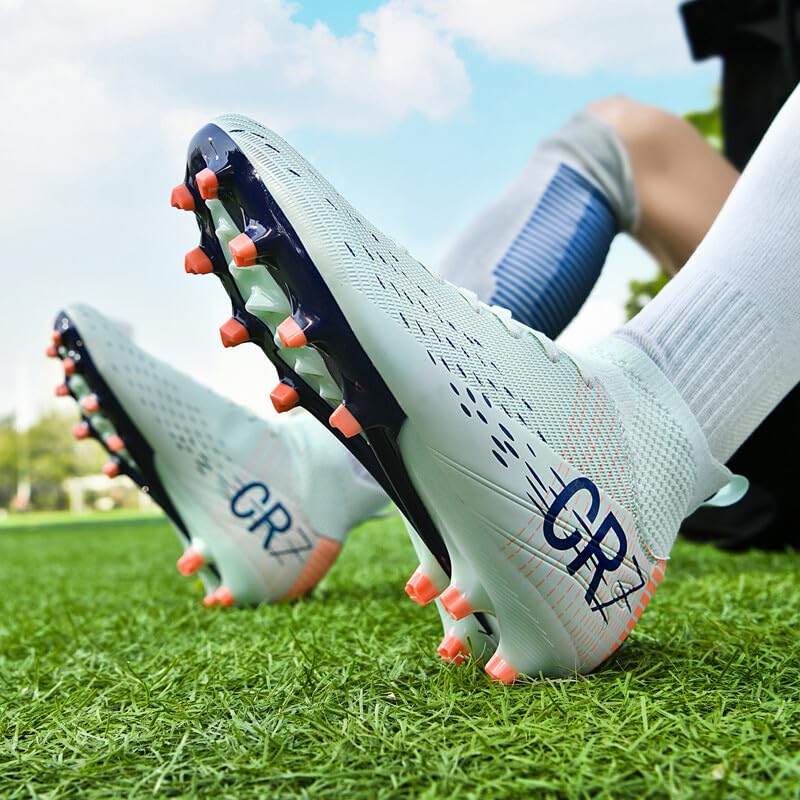 Image of Men's Soccer Shoes Boys Students Grass Training Shoes Outdoor Football Shoes Unisex