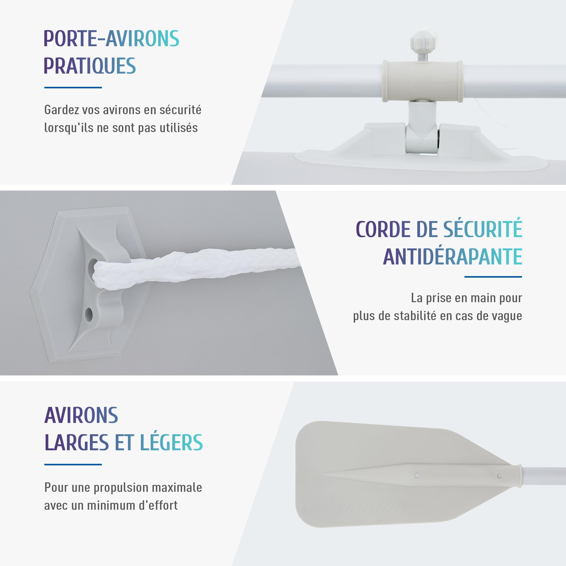 CO-Z Bateau Gonflable pour Adultes Radeau Portable 2/4 Personnes 300kg/450kg Flotteur PVC pour Bateau Pêche Chasse ou Jeu sur Lacs Rivières et Rapides d'eau Vive