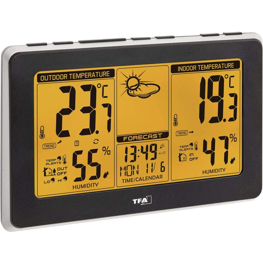 TFA Dostmann Mondo 35.1151.01 estación meteorológica inalámbrica (Negro)