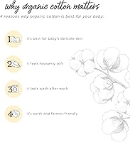 Vista 6 de Burt's Bees Baby Calcetines unisex para bebé, altura hasta el tobillo o tripulación, hechos con algodón orgánico suave, 6 paquetes con agarres