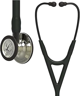 3M™ Littmann® Cardiology IV™ Diagnostic Stethoscope with free laser engraving (Black - Champagne 6179)