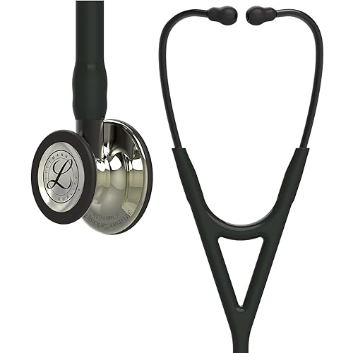 Miniatura 45 de 3M Littmann Cardiology IV - Estetoscopio de diagnóstico 6190, más de 2 veces más fuerte, pesa menos, pieza torácica y tallo de acero inoxidable