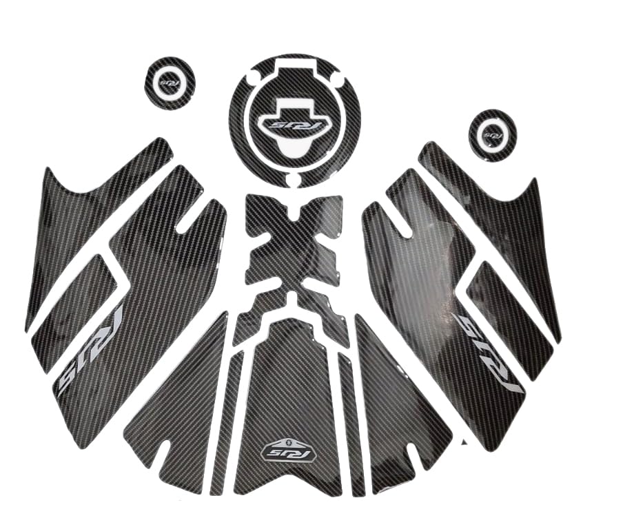 Graphix Point Tank Pad Scratch Protector Fuel Cap Protector Decals Sticker with Side Knee Pad for R15 V4+ Keyring