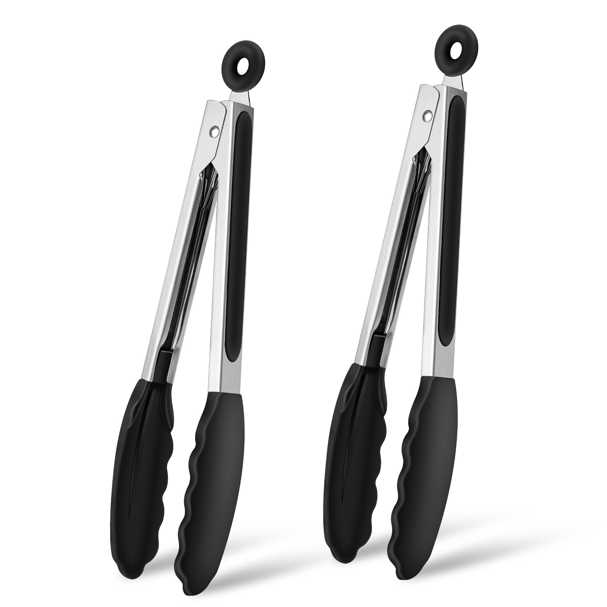 lot de 2 pinces de cuisine inox silicone
