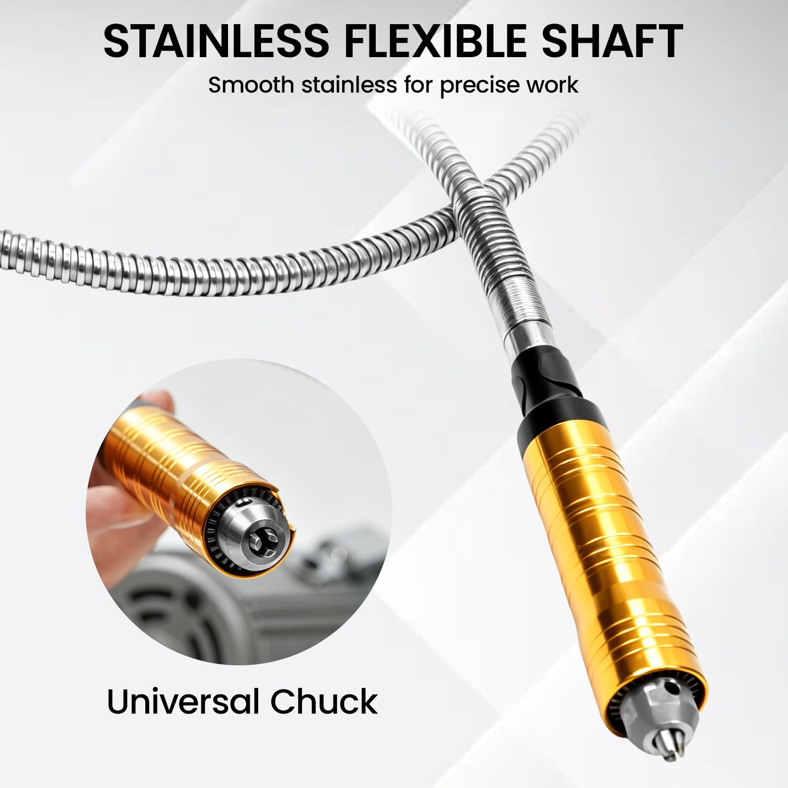 Refenlan Flex Shaft Tool - 46 Accessories -4 Refenlan Flex Shaft Tool - 46 Accessories -4