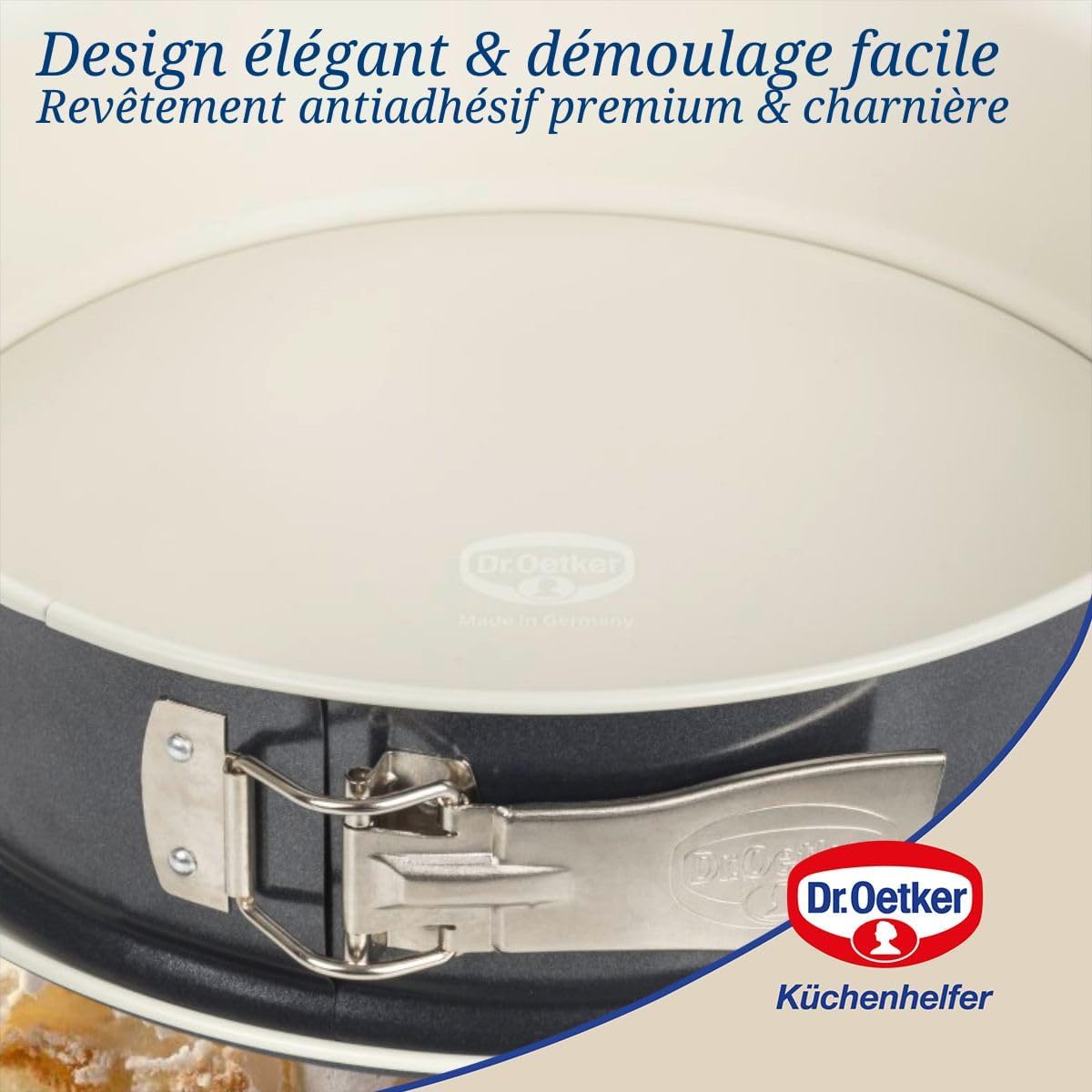 Moule à Manqué Et Savarin Dr Oetker 26cm - Anti-adhésif Céramique, Garanti 5 Ans - Fabriqué En Allemagne