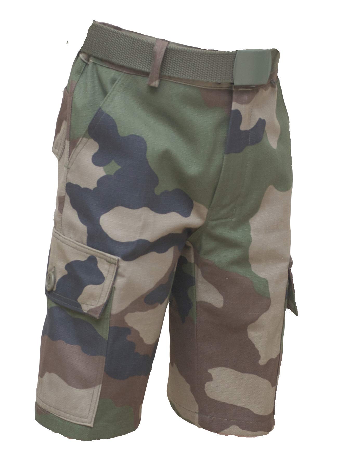 GP Táctique – Bermuda militar – Niño unisex camuflaje 6 años