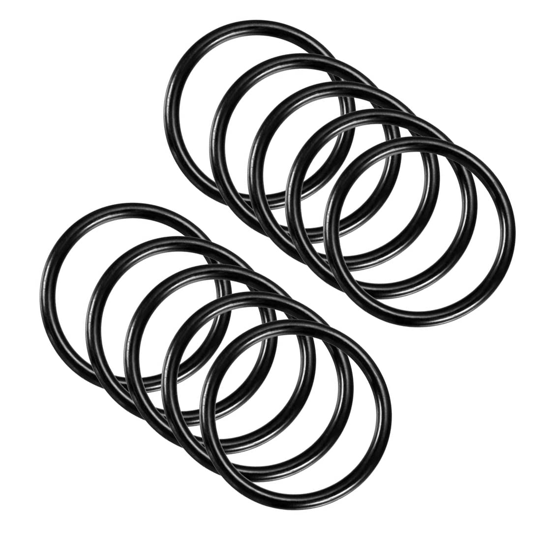 50/100pcs NBR O Ring Nitrile Rubber Gasket Thickness CS 1mm OD 3~50mm Black Round O Type Corrosion Oil Resist Sealing Washer - Foto 9