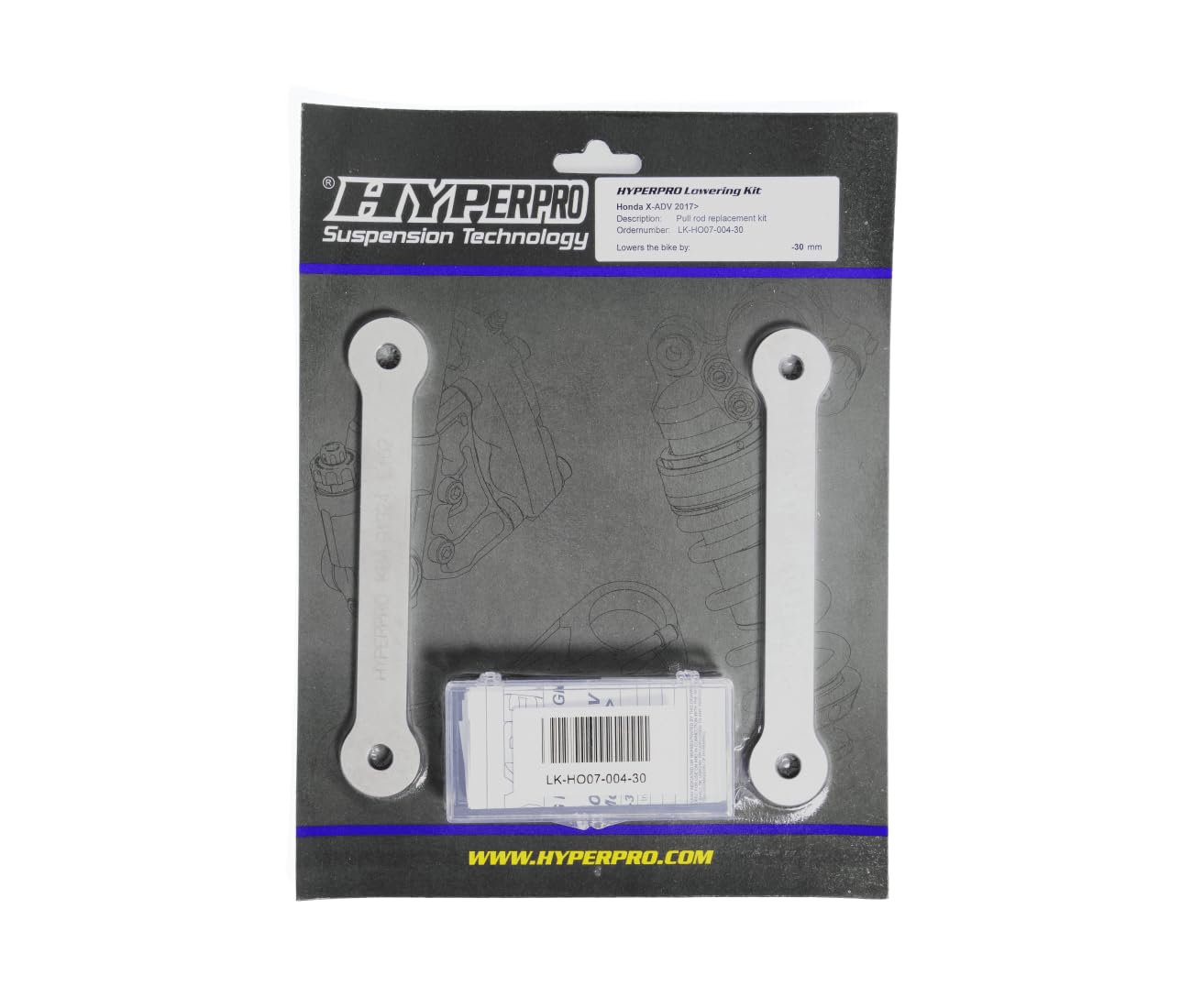 compatible avec/remplacement pour 750 X-ADV - 17/23 - KIT RABAISSEMENT - 30 mm / 13041004