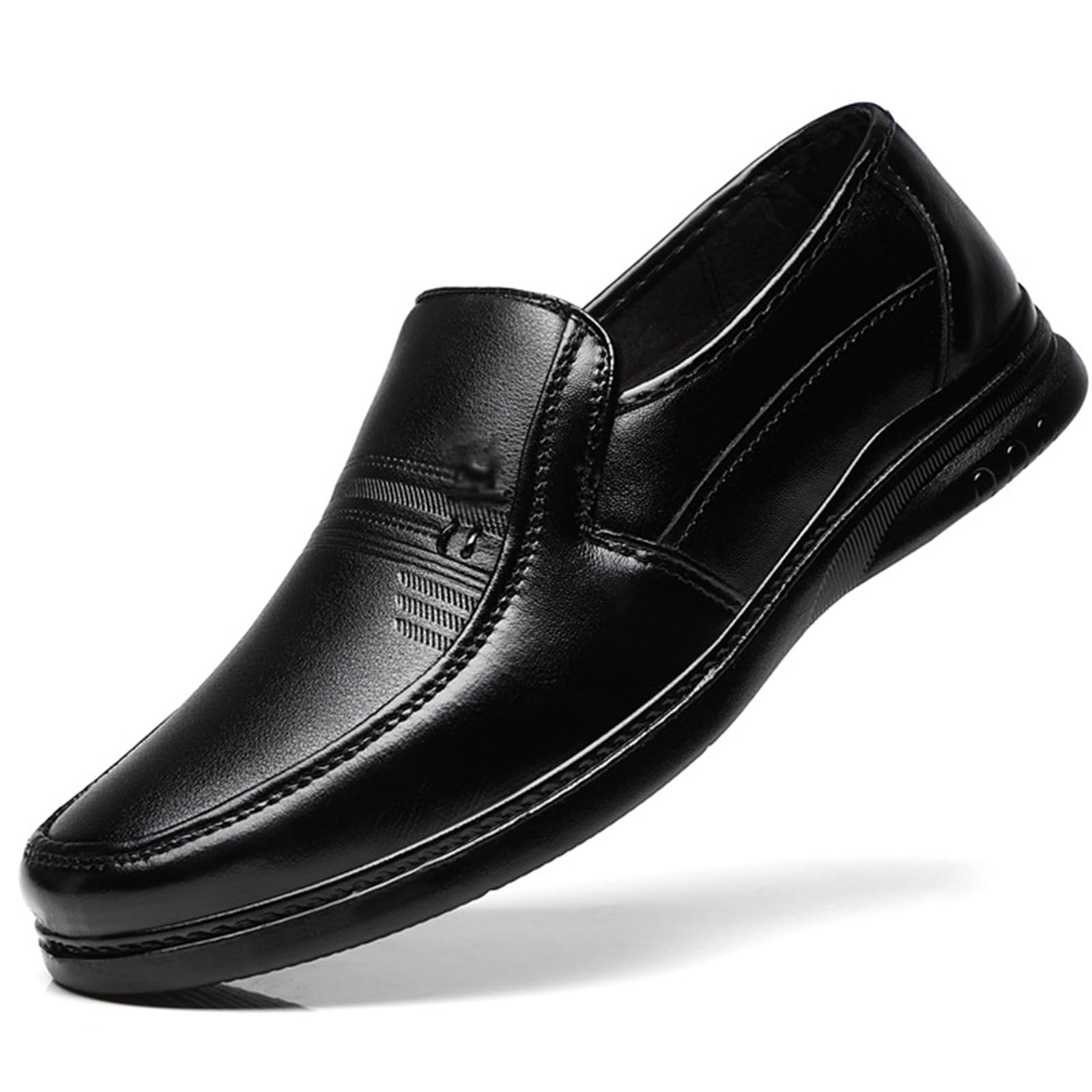Scarpe da Eleganti Uomo a Punta Mocassini | in pelle PU, casual, senza lacci, antiscivolo, ufficio, Business, Formale, Sposa