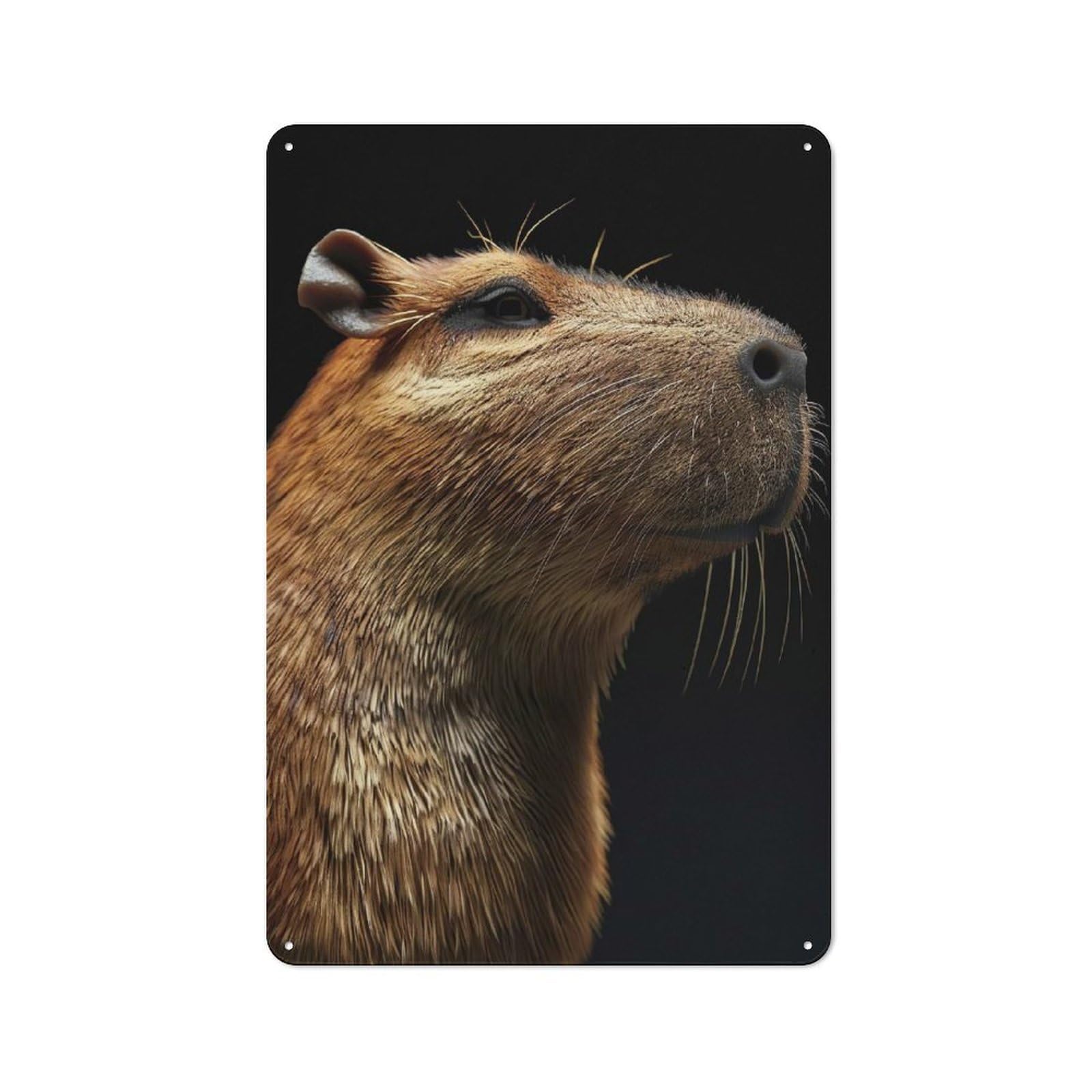 Vintage Capybara Garden Room Metal Sign 30x20cm, Porch Wall Decor for Conservatory, Home Bar Or Utility Room