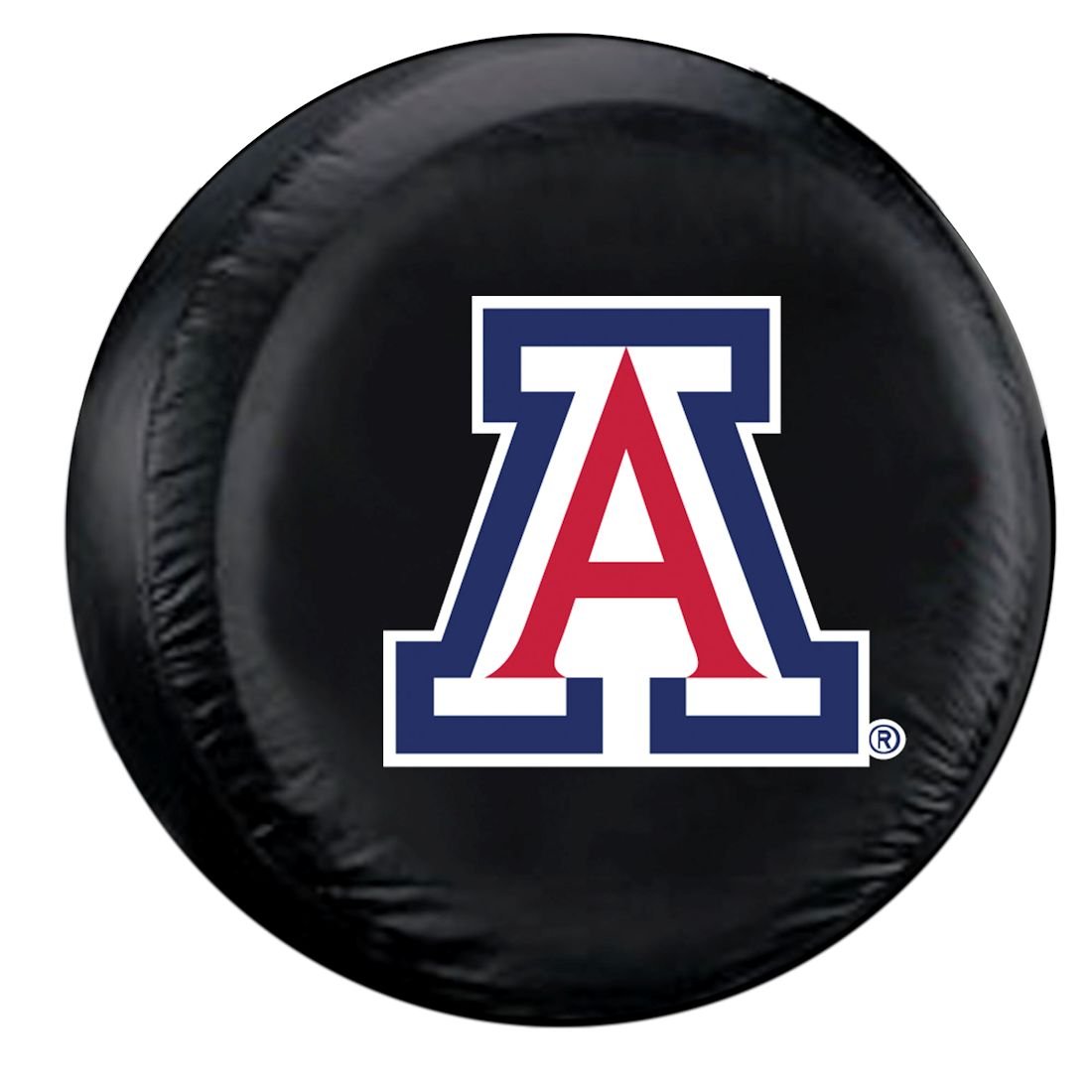 NCAA Arizona Black Spare Tire Cover, One Size, Multicolor