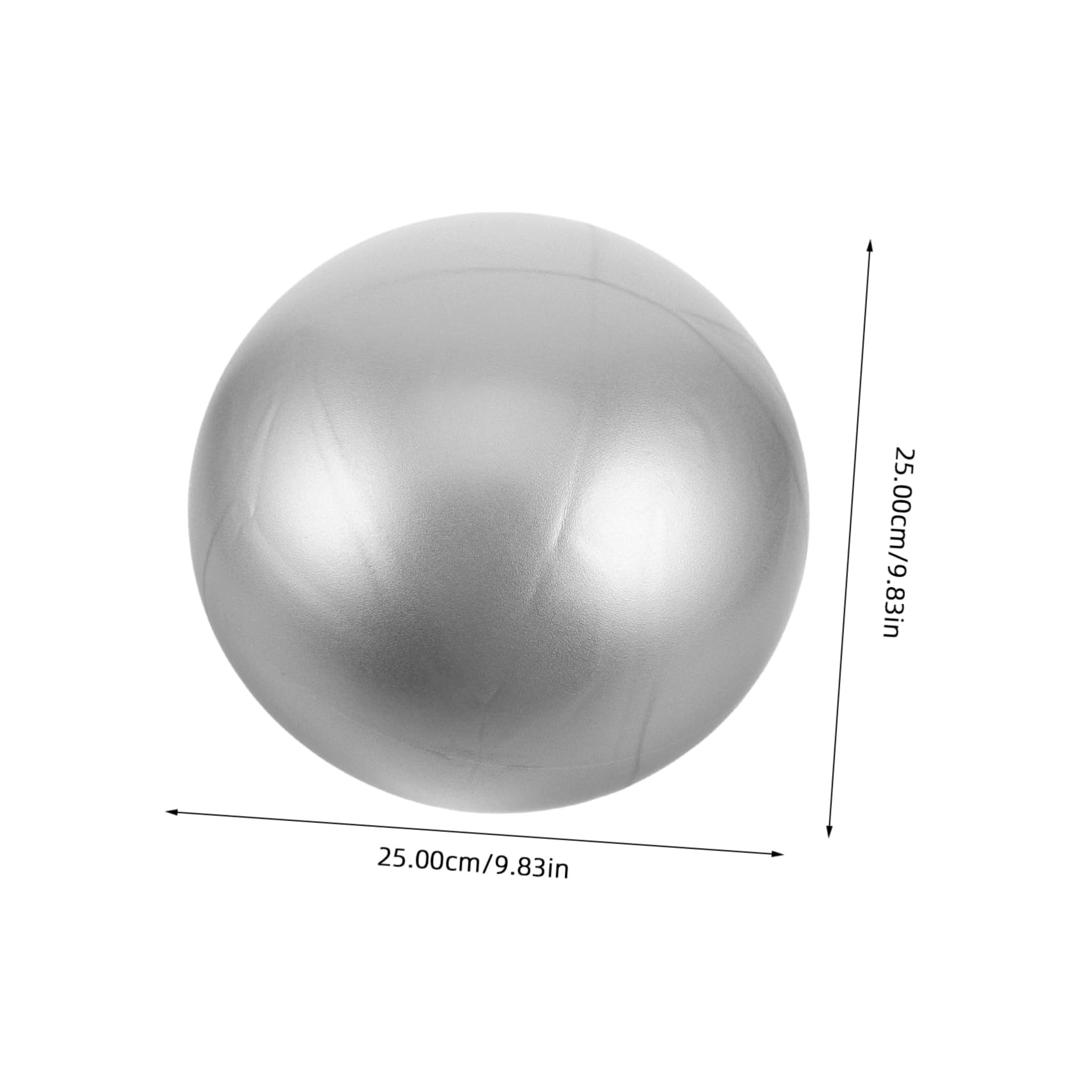 WHAMVOX Mini Pilates Yoga Ball Soft and Flexible PVC Small Workout Ball for Home Fitness for Womens Exercise and Physical Training