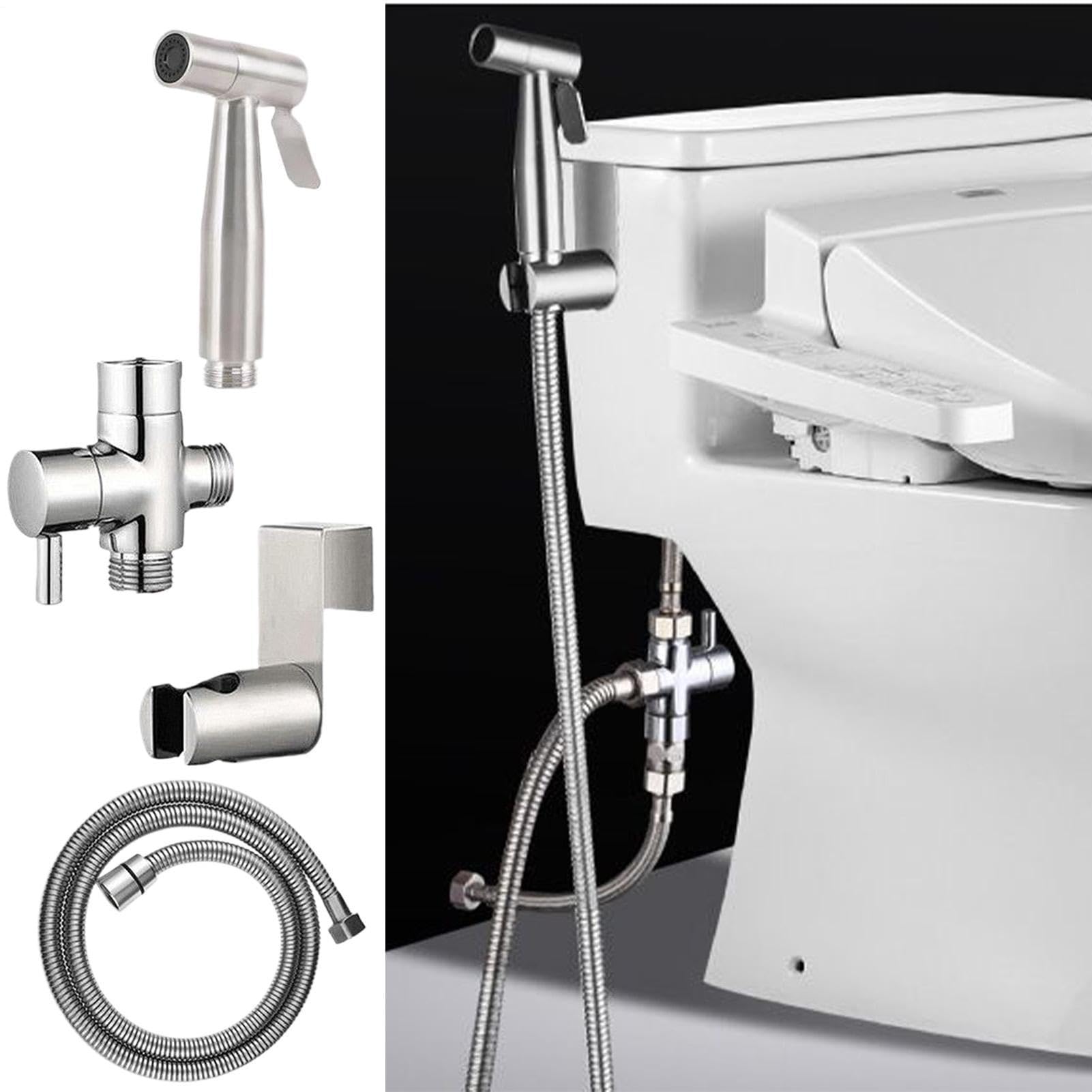 Doccia Bidet per WC Doccia Igienica Portatile Spray | Spruzzatore Bidet Da Bagno Per WC Lavaggio Bambini Animali Domestici Pannolini Bagno Set
