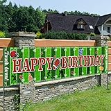 Tatuo Football Birthday Party Decorations Birthday Sports Themed Backdrop Banner Supplies Super Football Game Fan Supplies Game Sports Fan Party Favors (70. 8 x 15. 7 Inch)