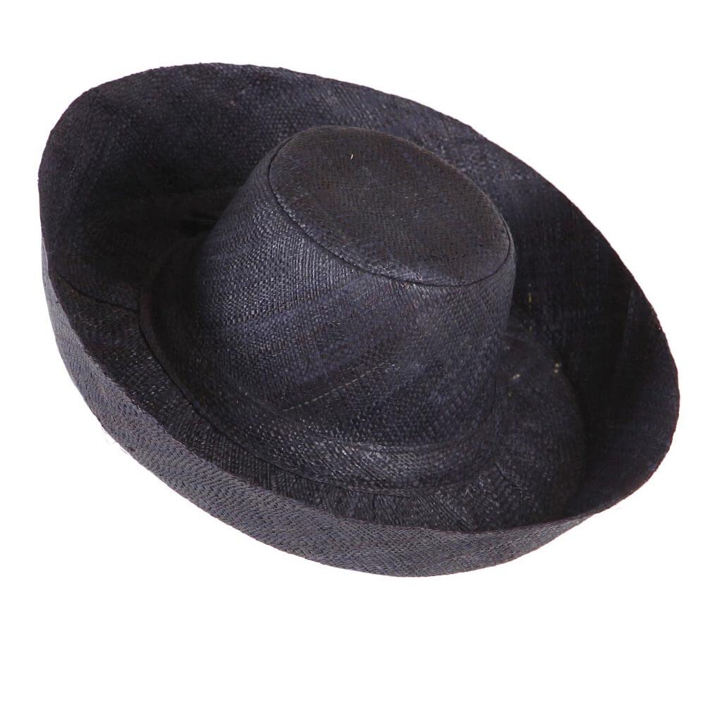 Miro Boho Chic - Sombrero Ibiza Medio. Practica y Chic Pamela de ala Media realizado en Rafia de Madagascar. Pamelas para Bodas y Tocados. Sombrero Playa Mujer Paja. Madrina Boda.