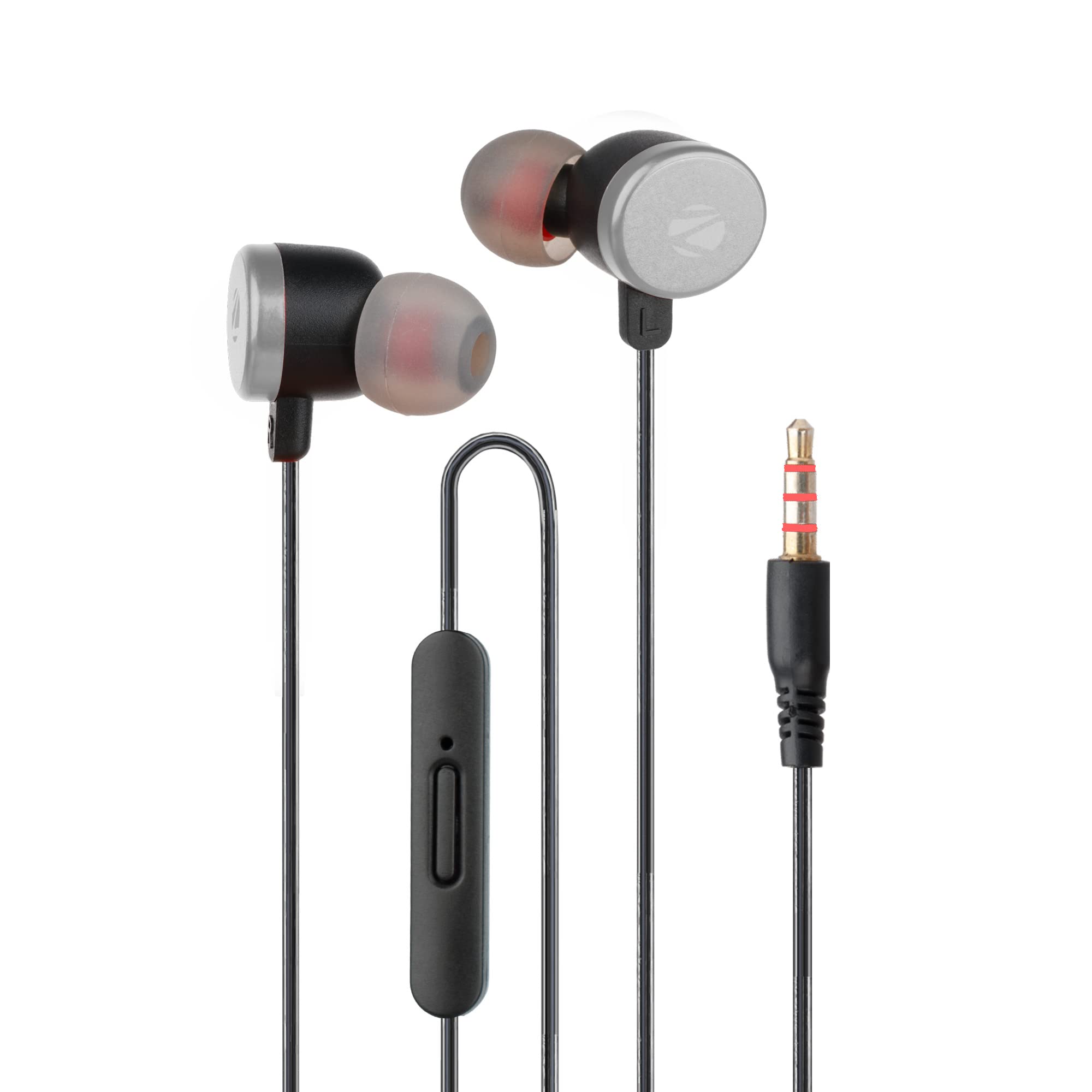ZEBRONICS Zeb-Bloom Wired Headphones with 3.5mm Jack and 1.2m Cable (Black+ Silver) (B0BCWGNR9K) Amazon Price History, Amazon Price Tracker