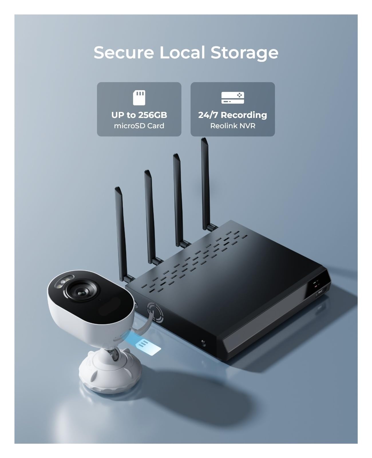 Cámara de Seguridad WiFi for Exteriores Cube de 4MP