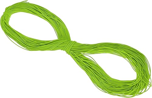 Vista 530 de PATIKIL Cuerda elástica elástica de 1/8 pulgadas, 11 yardas (0.118 in x 32.8 ft), color verde militar para manualidades, correas de gancho