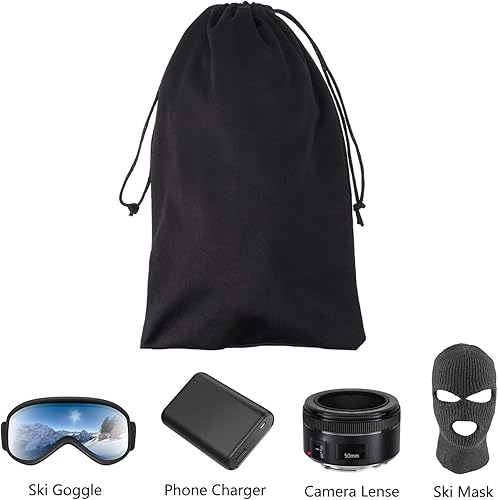 Miniatura 5 de 6 bolsas de almacenamiento de juguetes para adultos, bolsas de regalo con cordón de microfibra, bolsas de regalo ajustables, organizador de juguetes