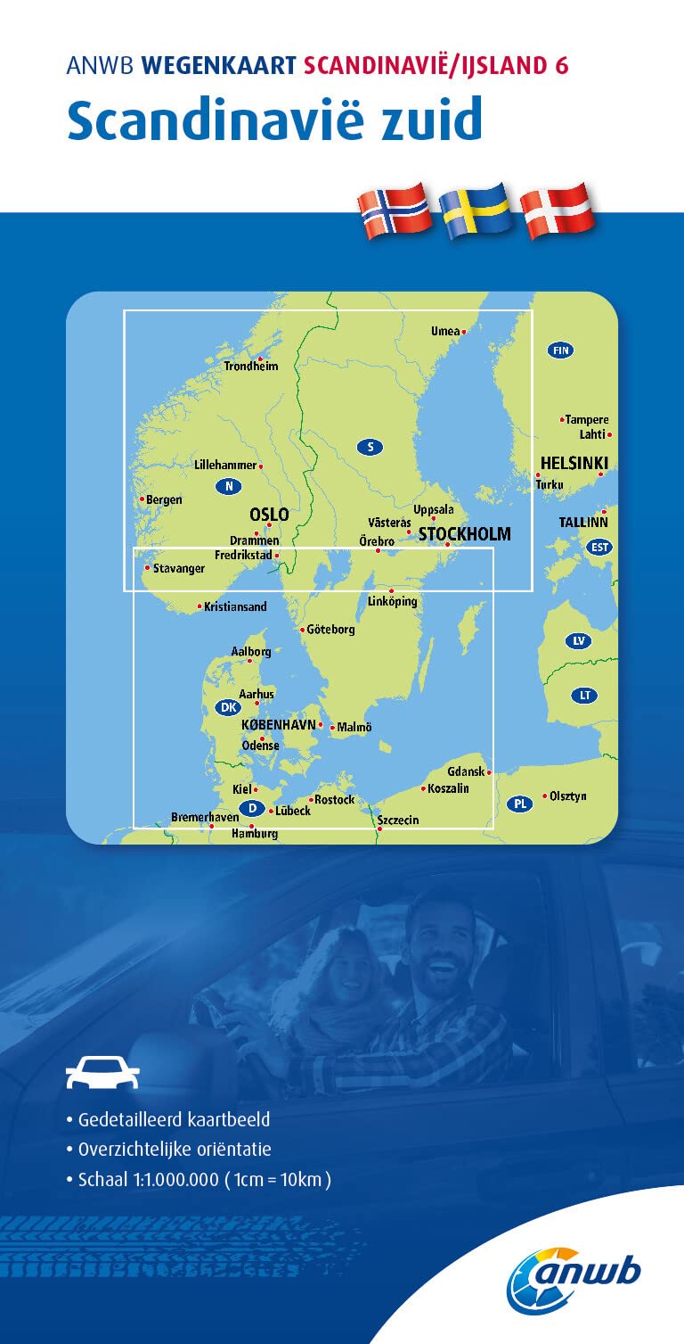 Scandinavia South road map (6) (Wegenkaart)