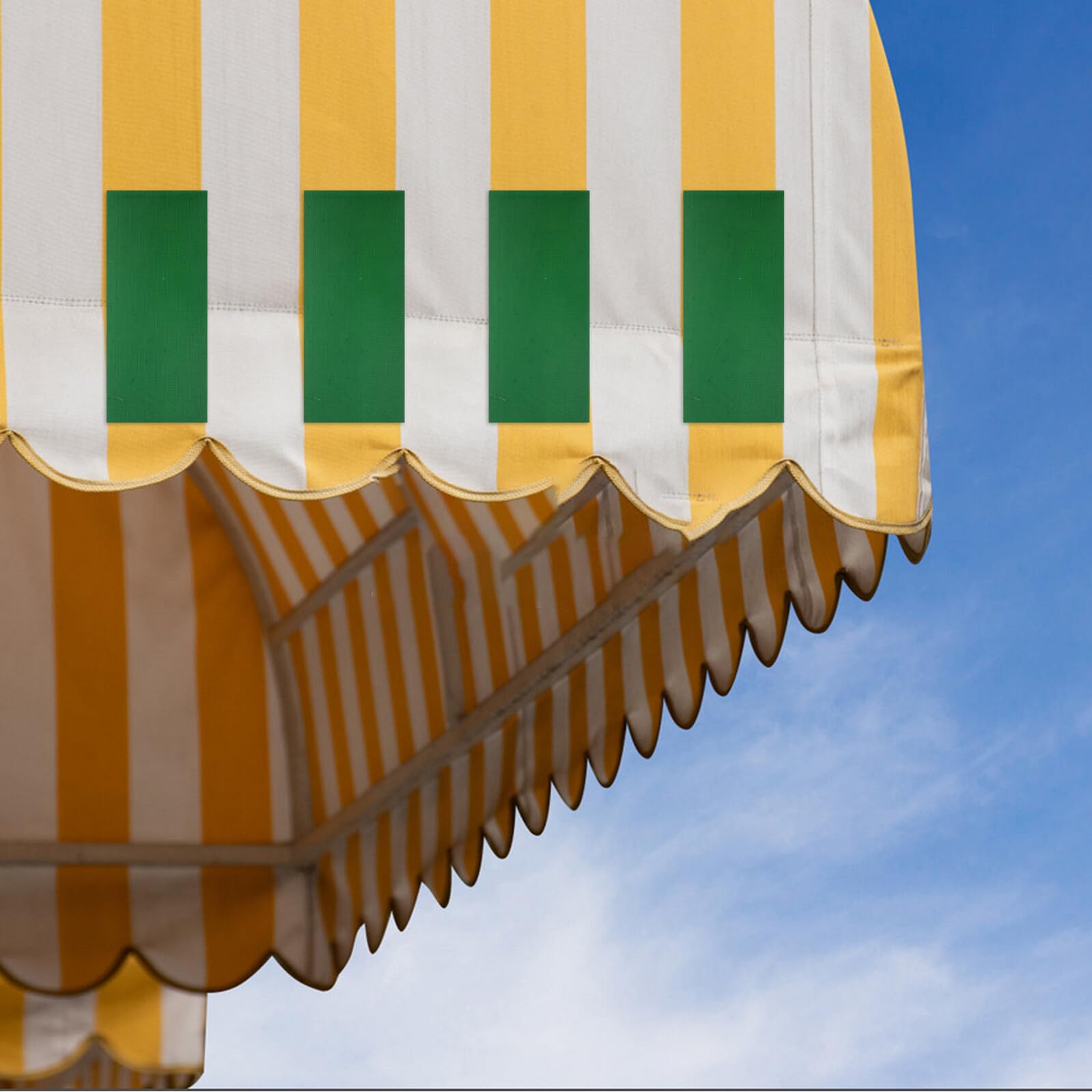 FRCOLOR Zeltreparaturband Nylon Fiberglas Klebeband 80mm X 10m Reißfest Temperaturbeständig Planenreparatur für Markisen Bootsabdeckungen und Wohnmobile