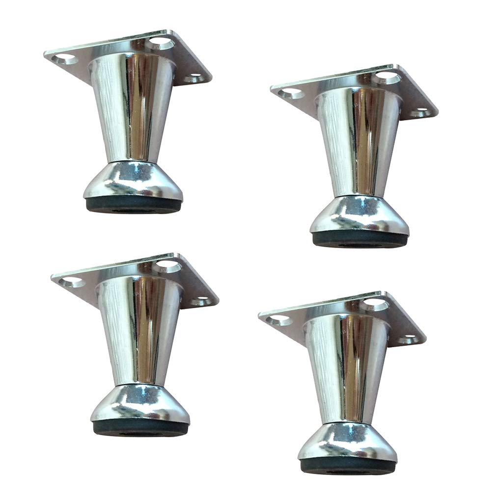 WSXZ Metal Sofa feet 4 Furniture Adjustment Legs Coffee Table Replacement Legs, wear-Resistant Bath Cabinet Cabinet Support feet, 5/7.5/9.5cm