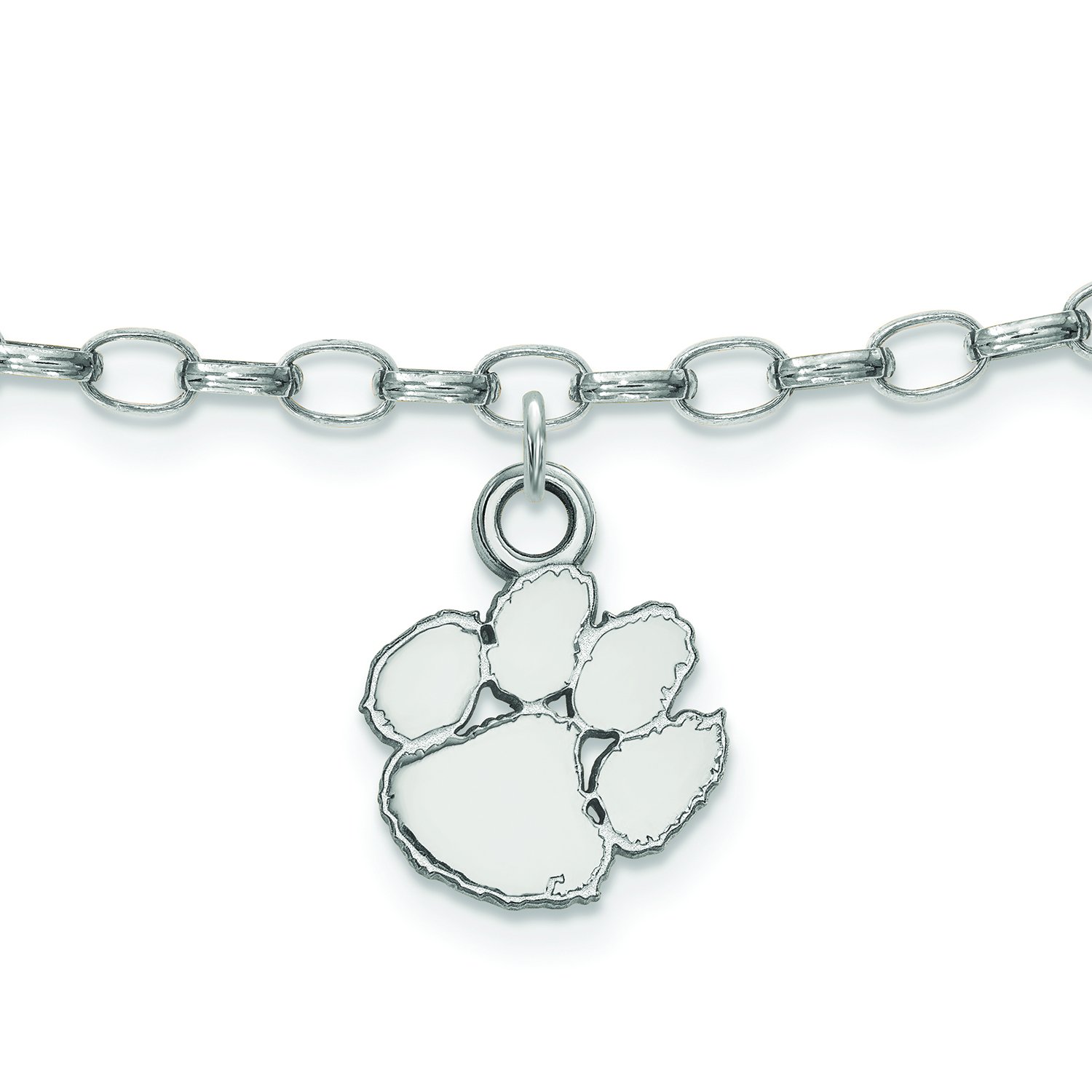 Clemson Anklet (Sterling Silver)