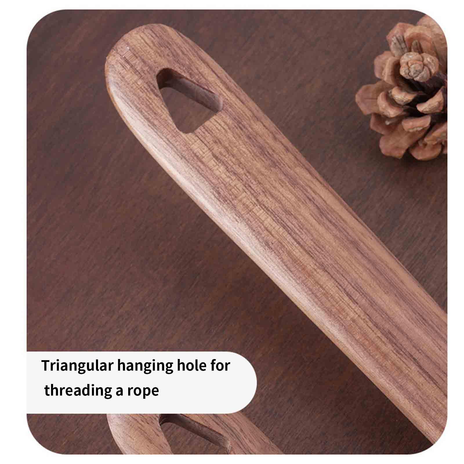 Calzador de mango largo para poner y quitar fácilmente el calzado, adecuado para hombres y mujeres, ideal para personas mayores y embarazadas, construcción de madera duradera