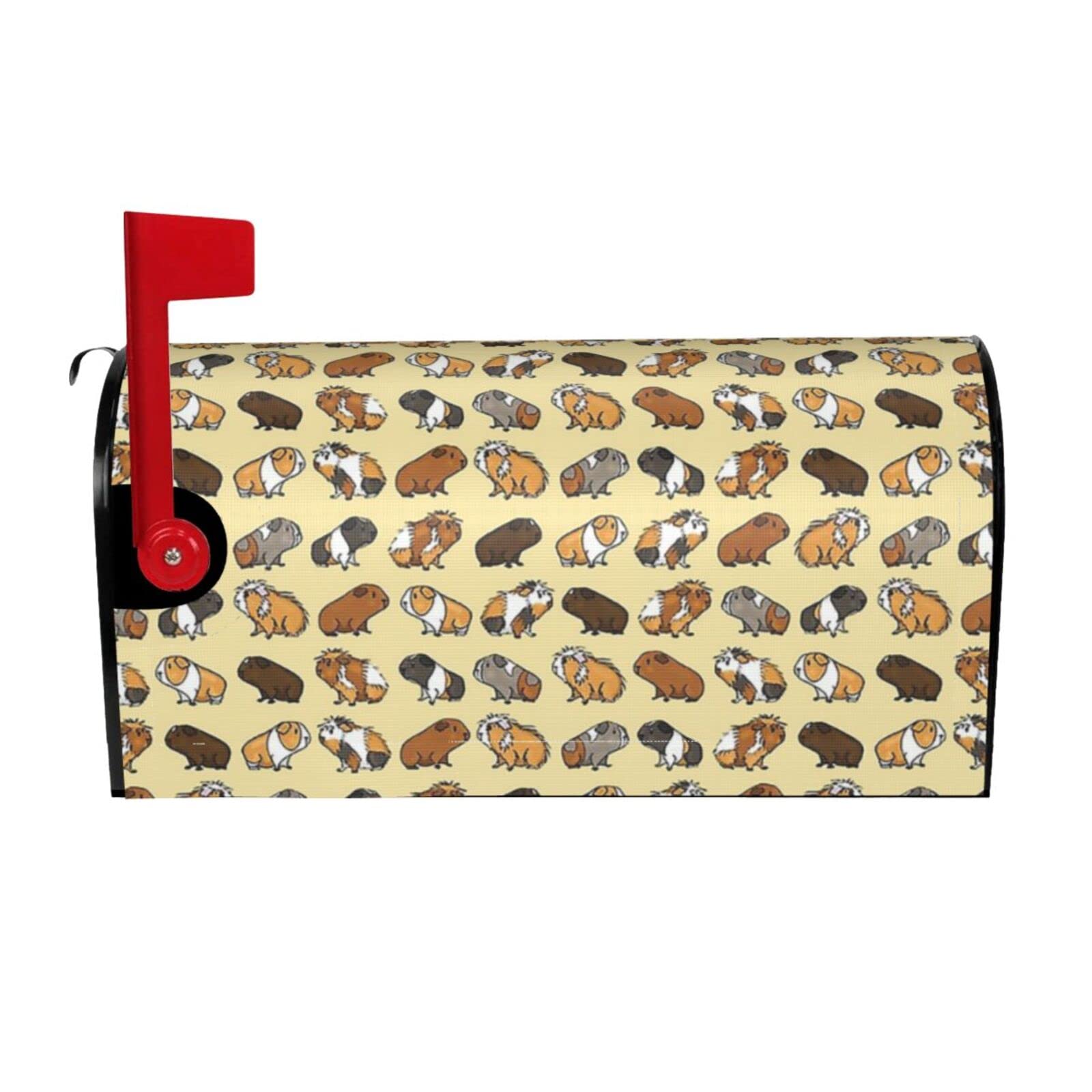 Guinea Pig Magnetic Mailbox Cover Standard Size Post Box for Outdoor Garden Yard Home Decor 25.5x21 in
