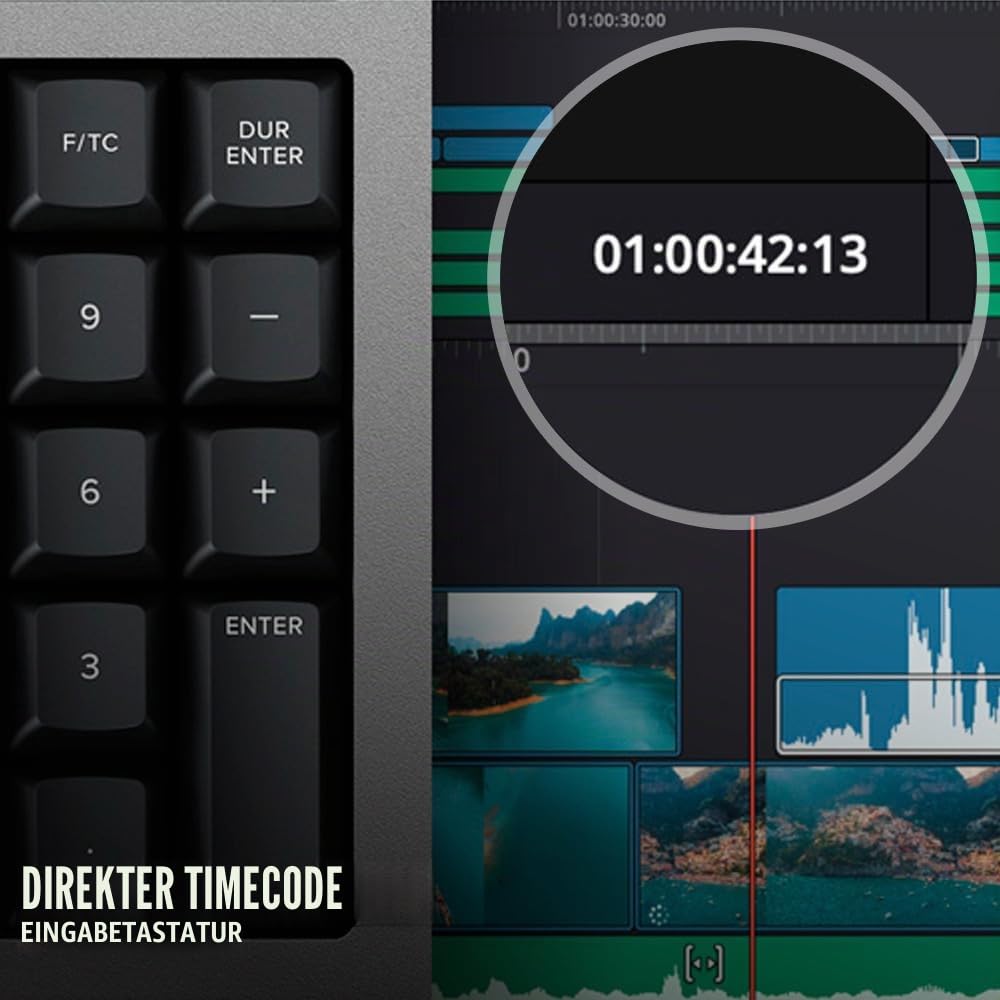 Blackmagic Design Davinci Resolve Editor Keyboard + Software Lizenz (BM-DV/Res/BBPNLMLEKB-LIC)