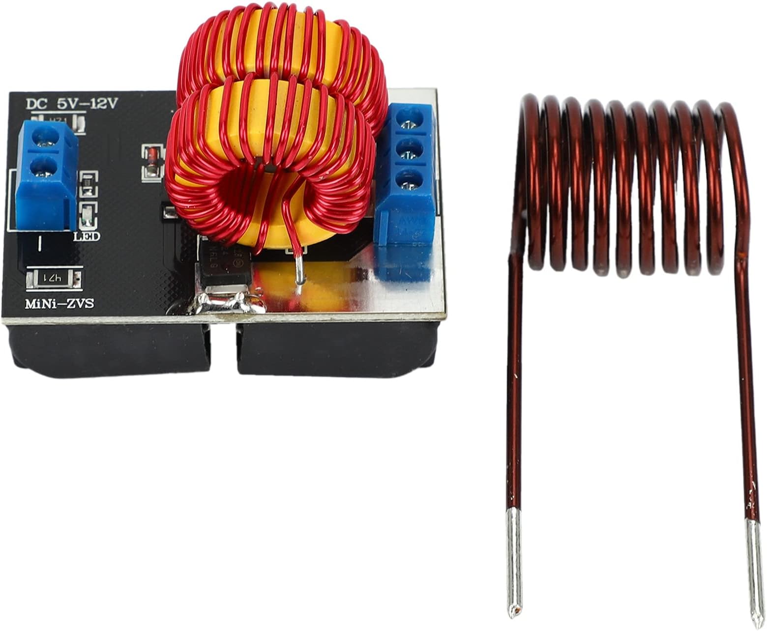 12V 120W Mini ZVS Induction Heating Board Flyback Driver Broad Heater DIY Cooker+ Ignition Coil